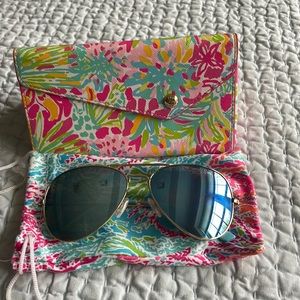 Lilly aviator sunglasses